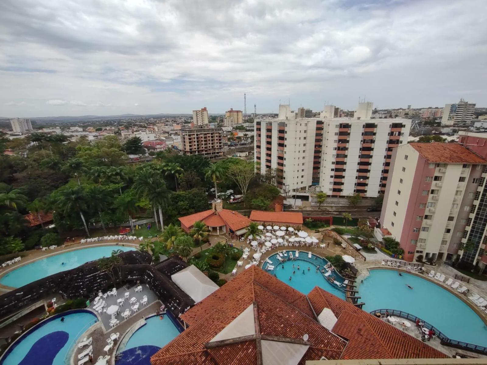 Hot Springs Flat Apart-Hotel Master Luxo Com Banheira Caldas Novas Exterior foto